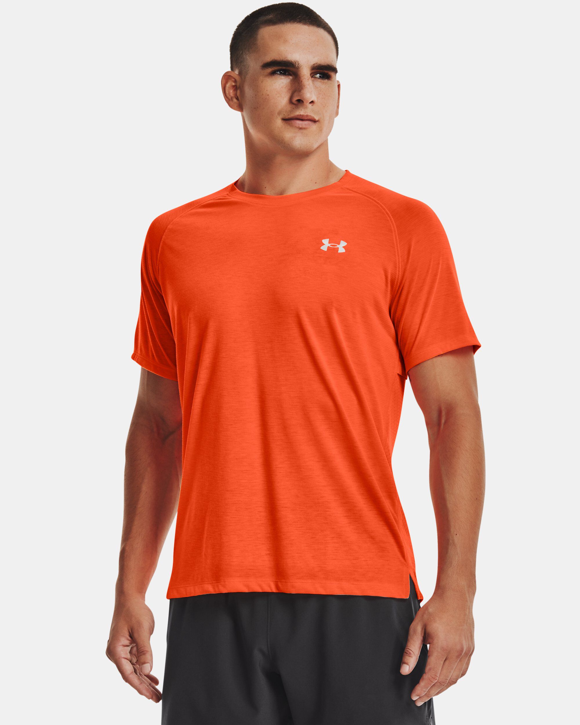 Orange under armour shirts hotsell