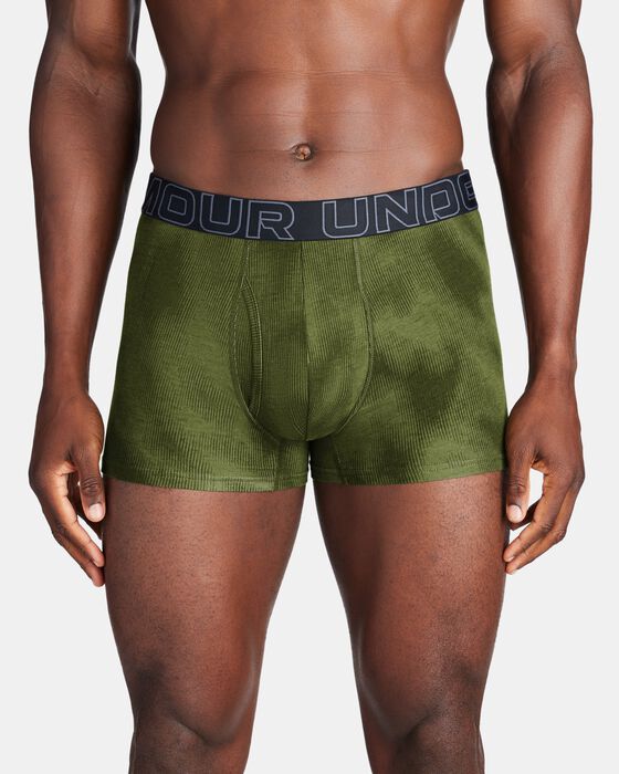 Men's UA Performance Cotton 3" 3-Pack Printed Boxerjock® image number 0
