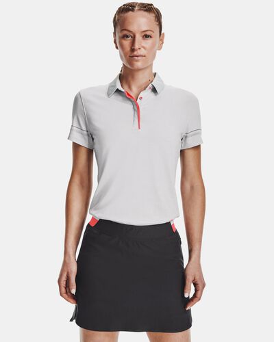 Women's UA Zinger Heathered Short Sleeve Polo