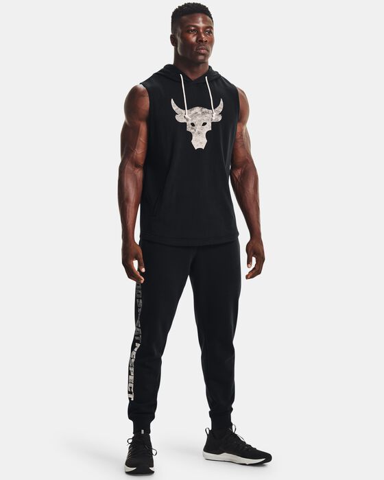 Men's Project Rock Terry Sleeveless Hoodie image number 2