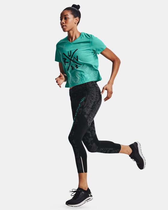 Shop Under Armour Women's UA Destroy All Miles Ankle Tights Black