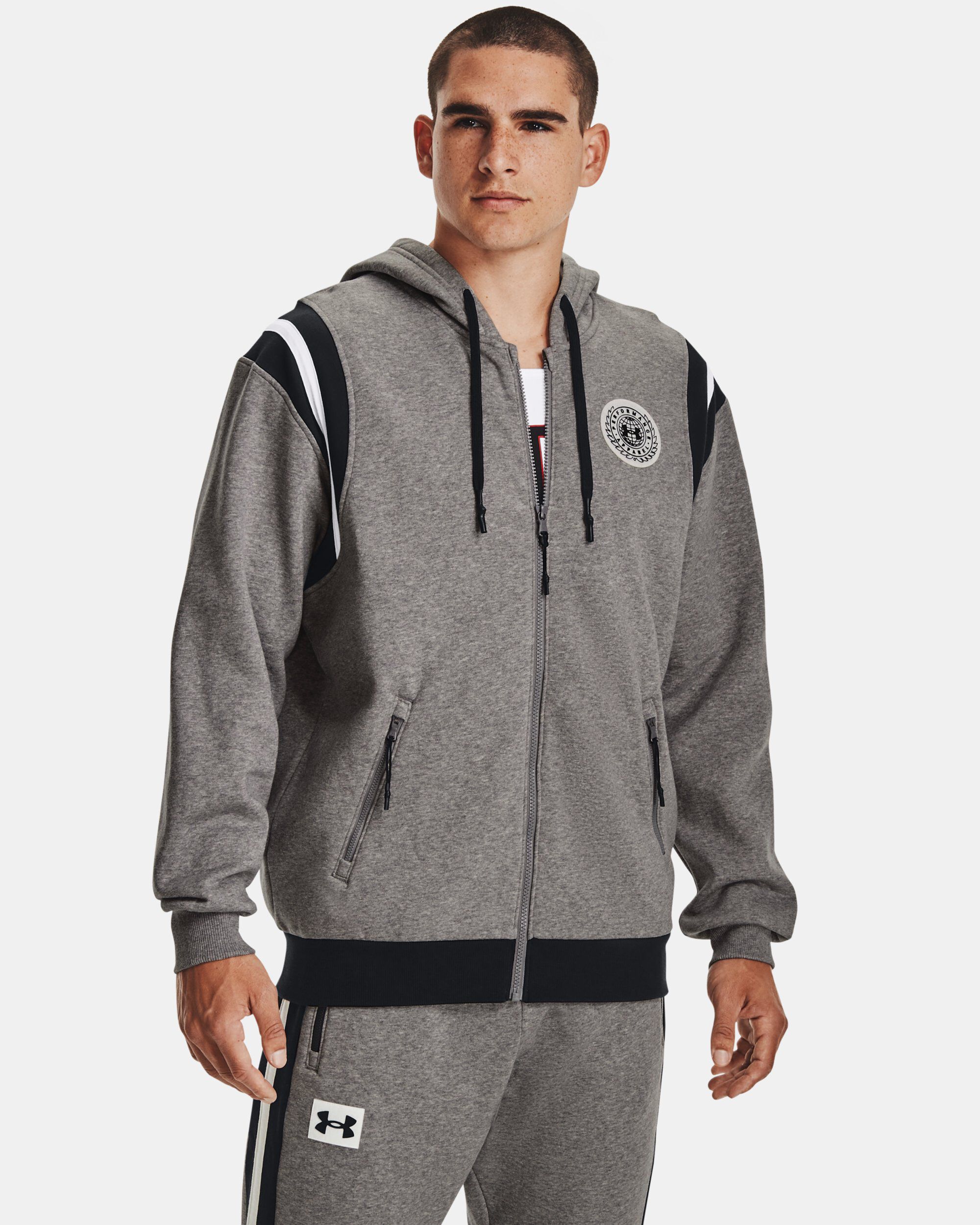Under armour rival fleece full zip hoodie top