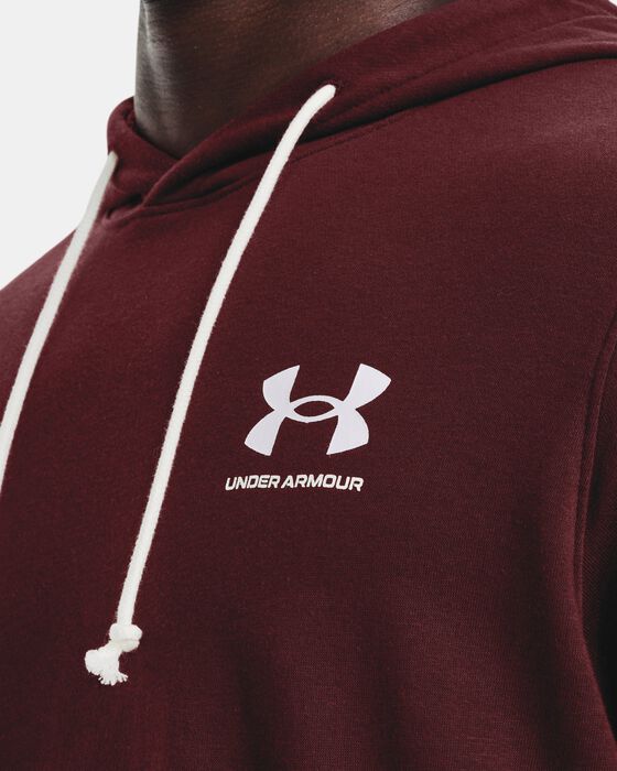 Men's UA Rival Terry Short Sleeve Hoodie image number 3