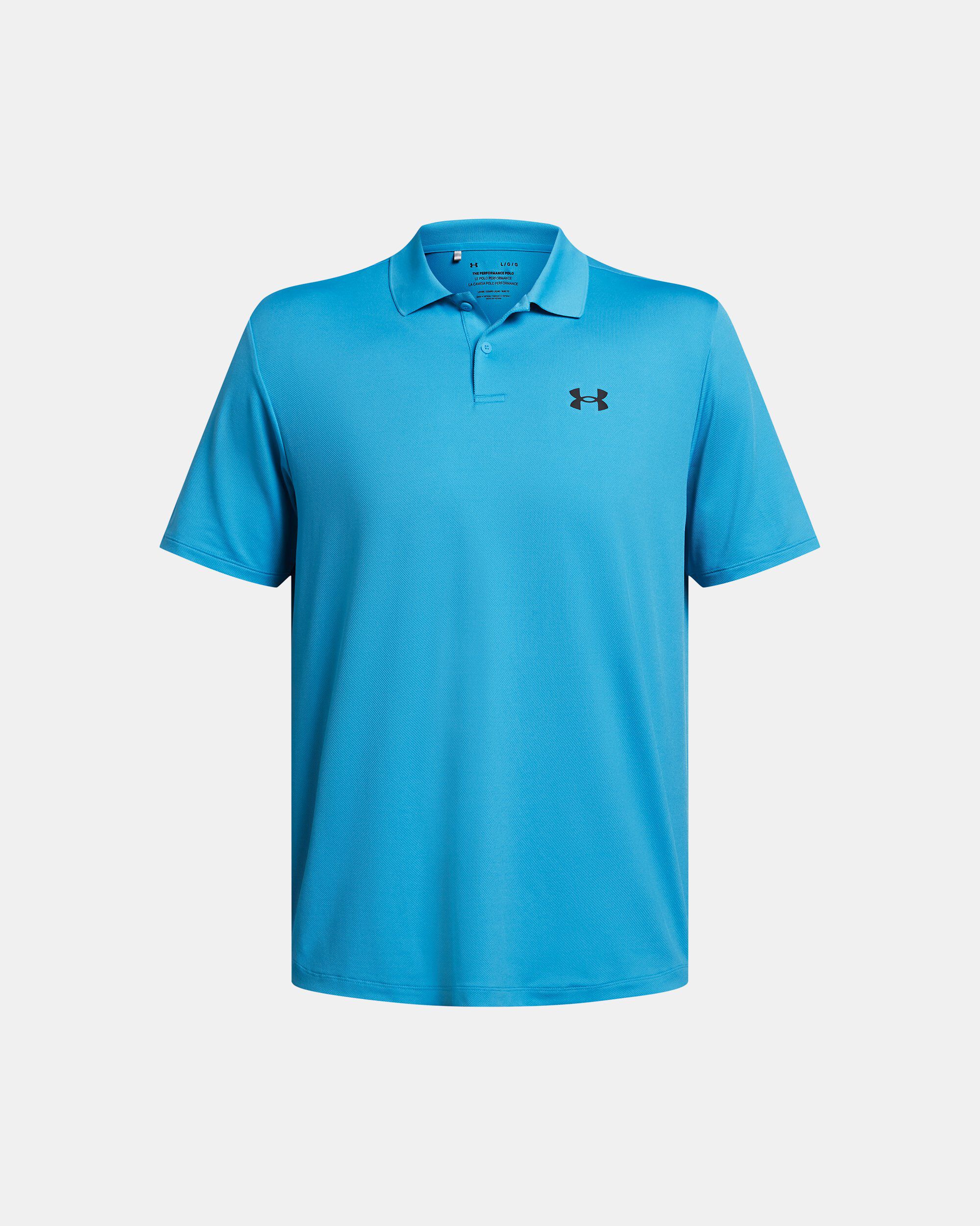 Men's under armour performance golf polo clearance