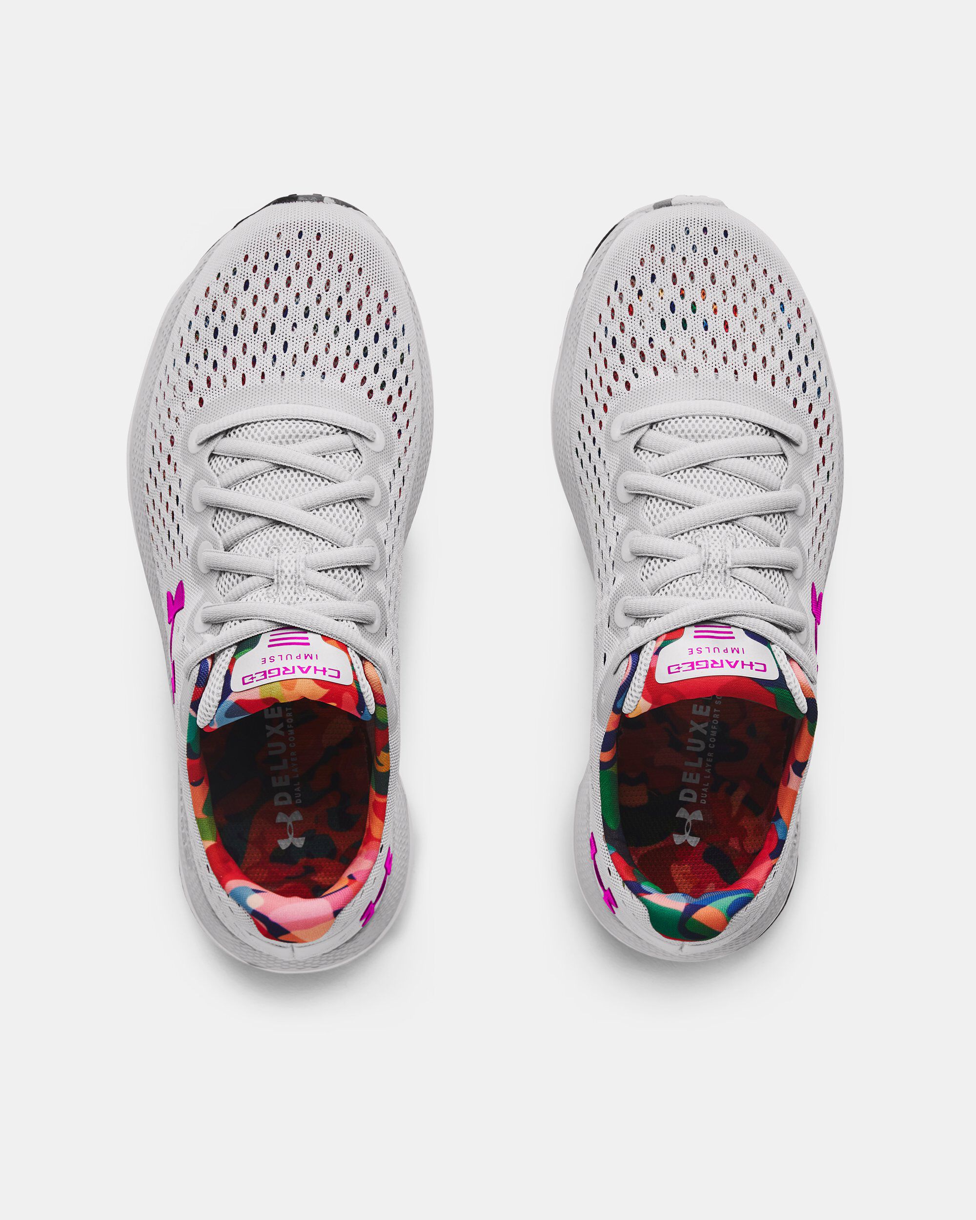 Buy Women s UA Charged Impulse Floral Running Shoes Grey in Dubai UAE Under Armour