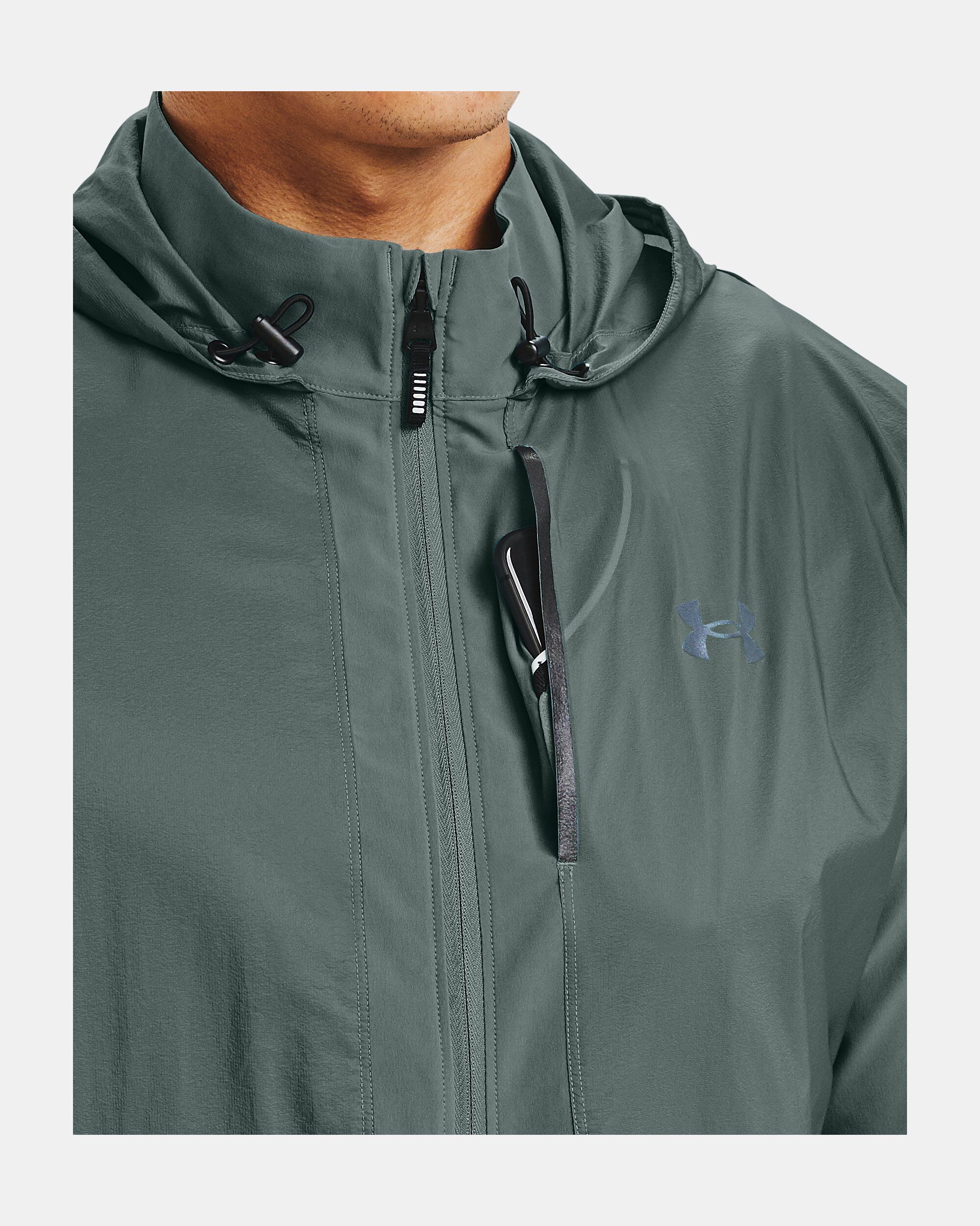 Under Armour Men s UA Qualifier Storm Speedpocket Jacket Black in