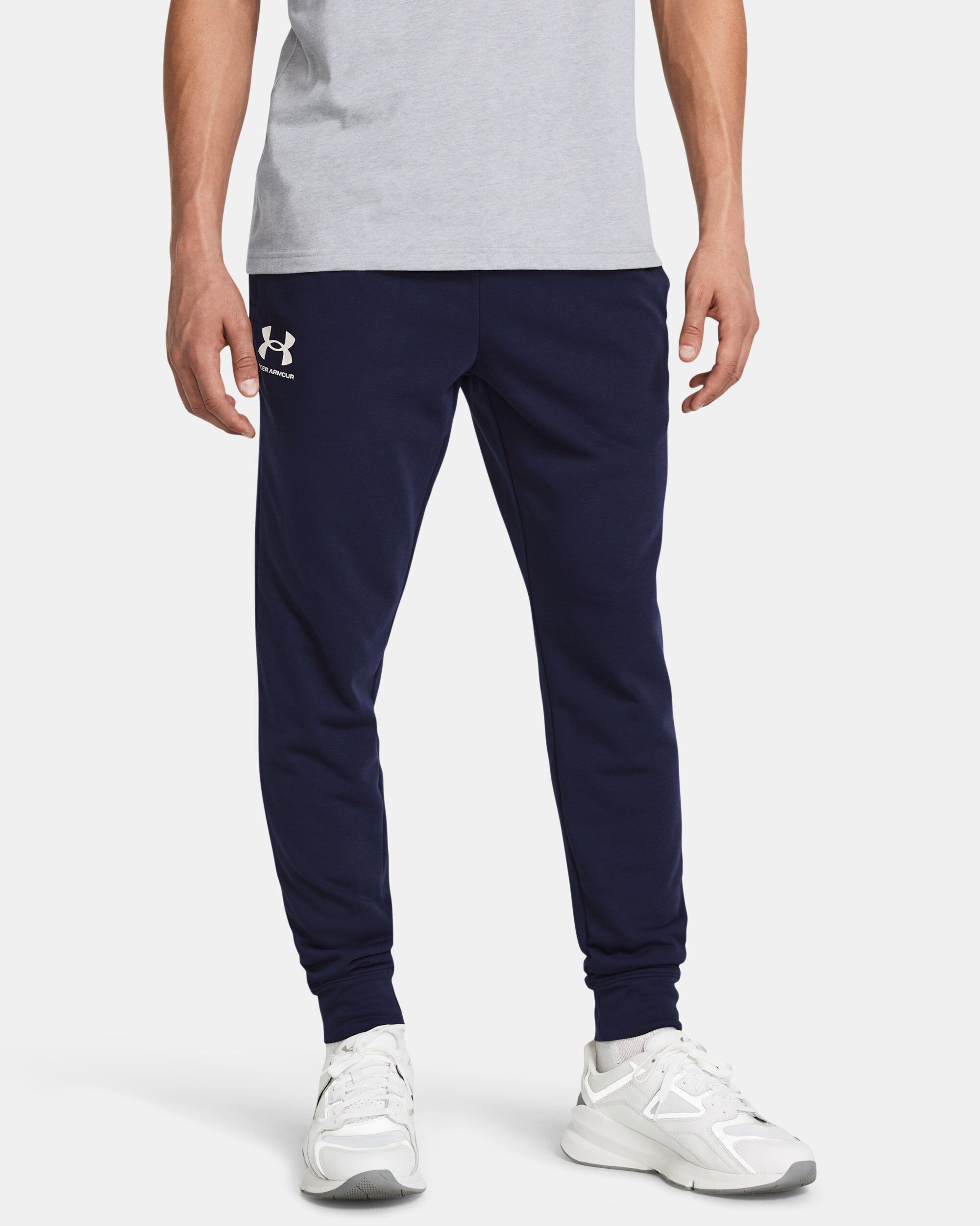 Navy under armour joggers on sale
