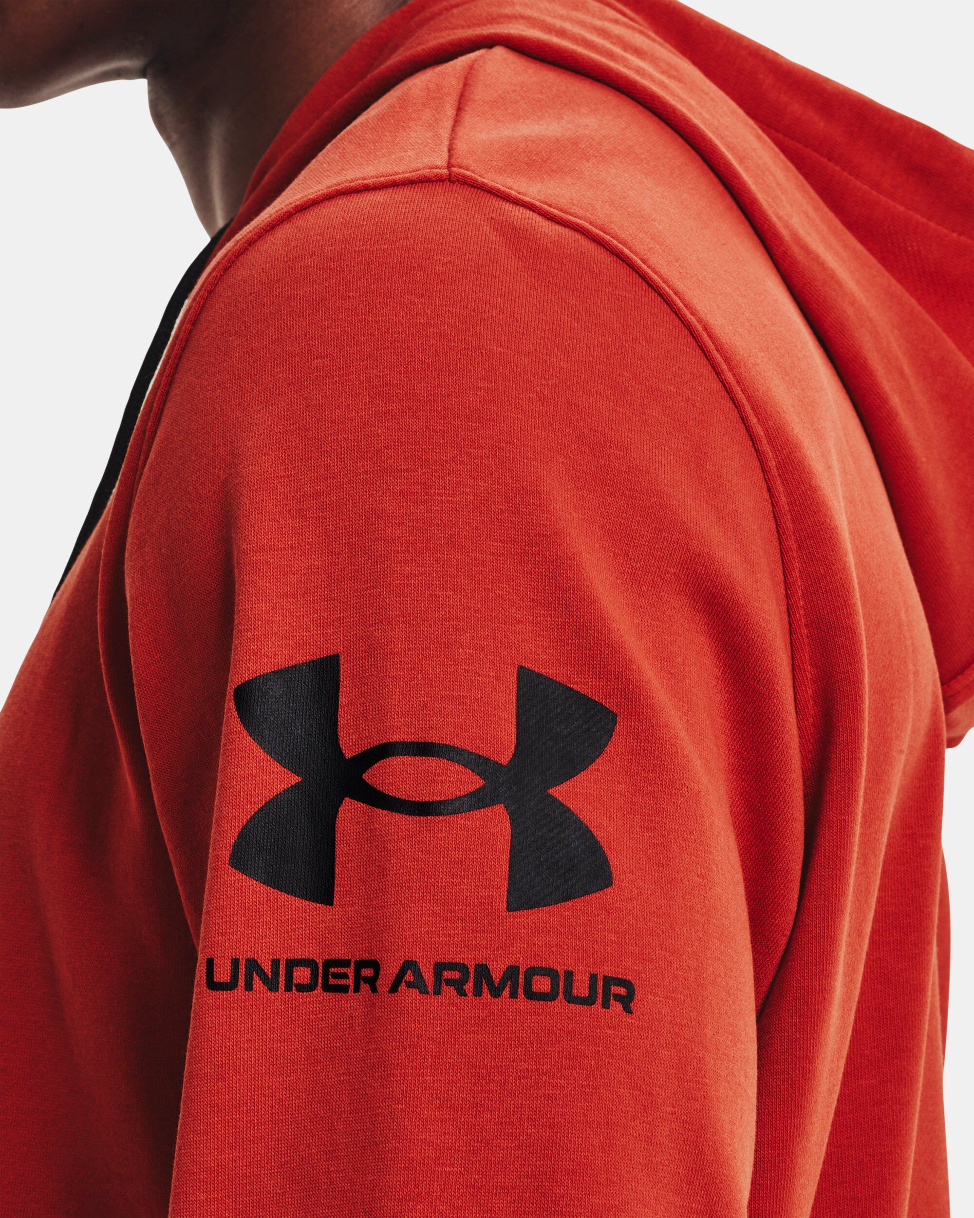 Red sales zip hoodie