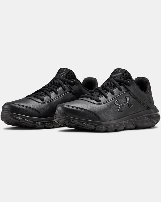 Grade School UA Assert 8 Uniform Synthetic Running Shoes image number 3