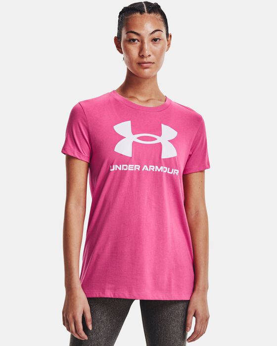 Women's UA Rival Logo Short Sleeve image number 0