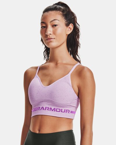 Women's UA Seamless Low Long Heather Sports Bra