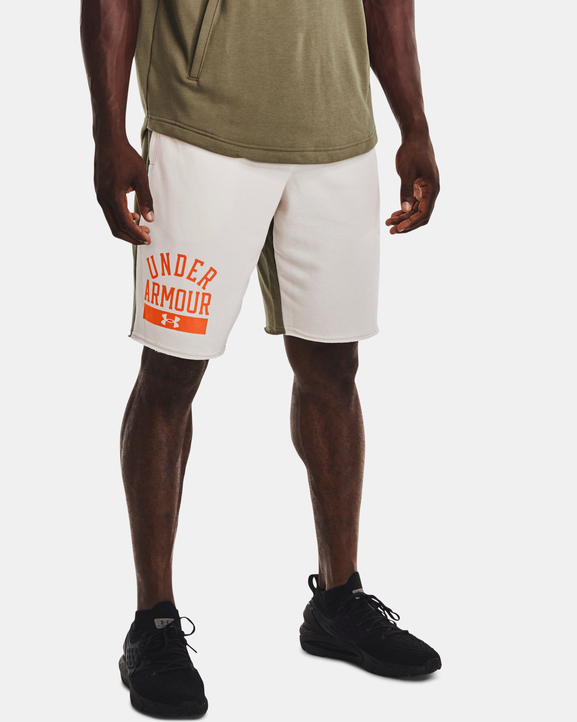 Men s UA Rival Terry Colorblock Shorts