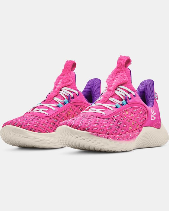 Unisex Curry Flow 9 Basketball Shoes image number 3