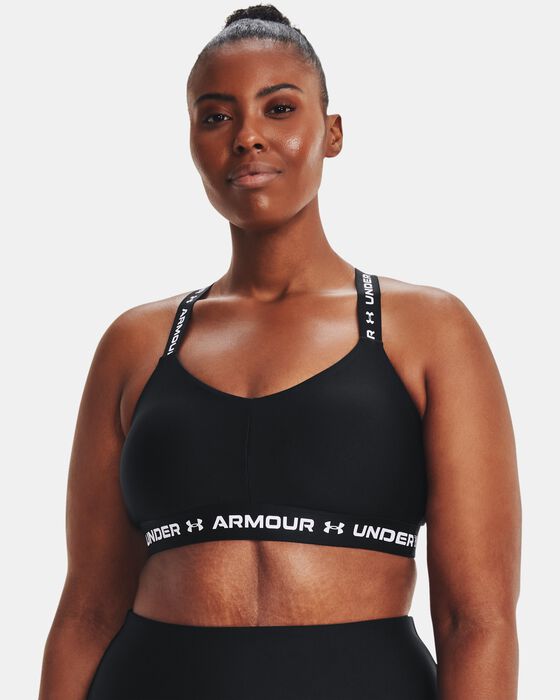 Women's UA Crossback Low Sports Bra image number 3