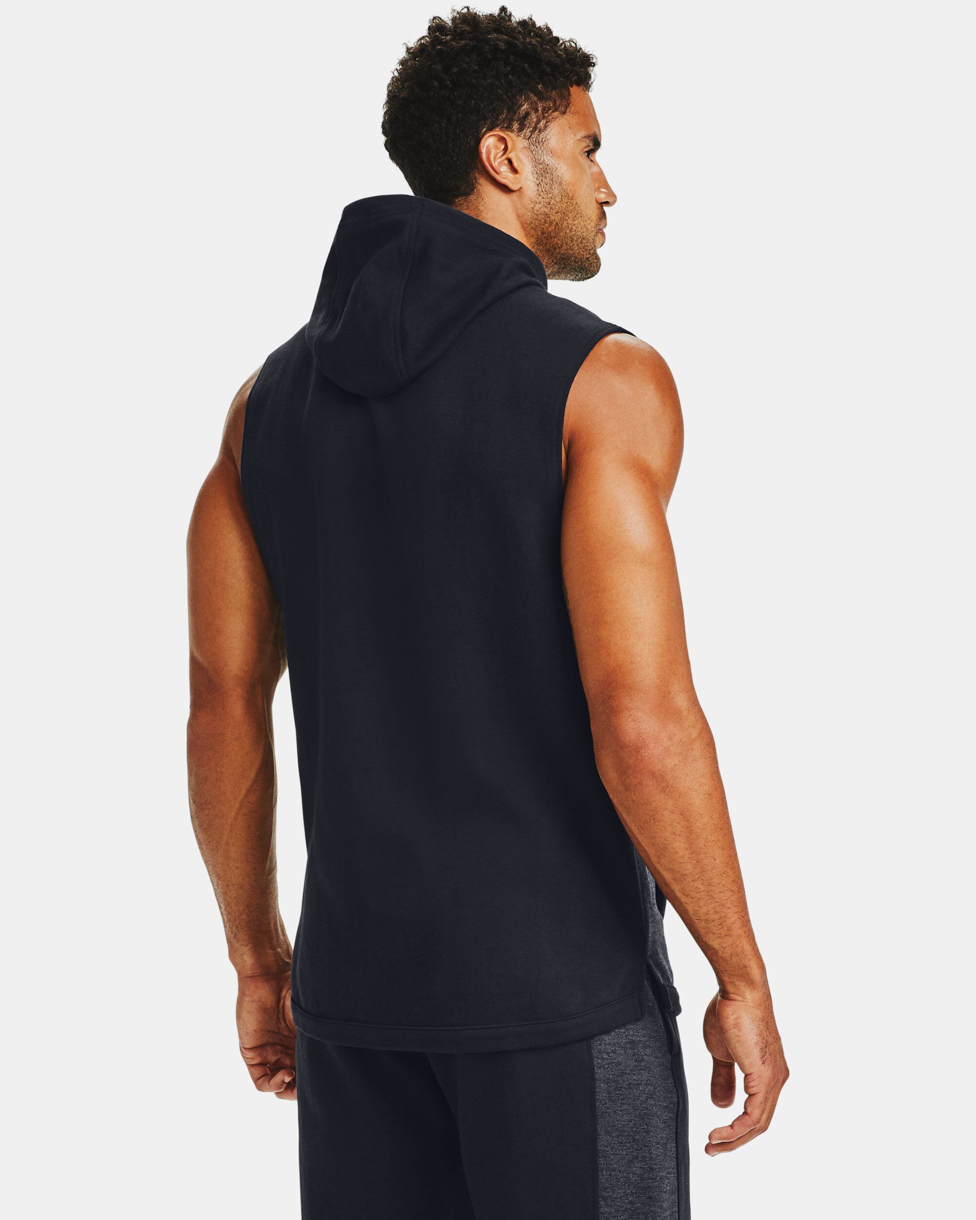 Men's ua double knit sleeveless hoodie outlet