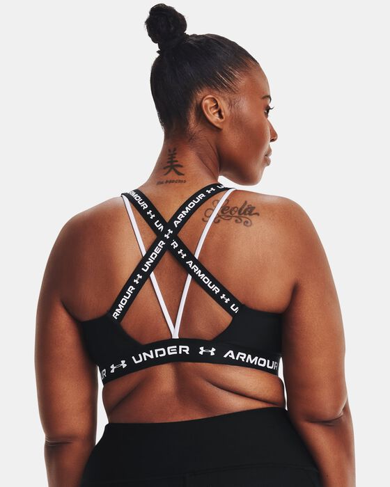 Women's UA Crossback Low Sports Bra image number 6