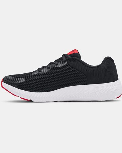 Boys' Grade School UA Charged Pursuit 2 Big Logo Running Shoes