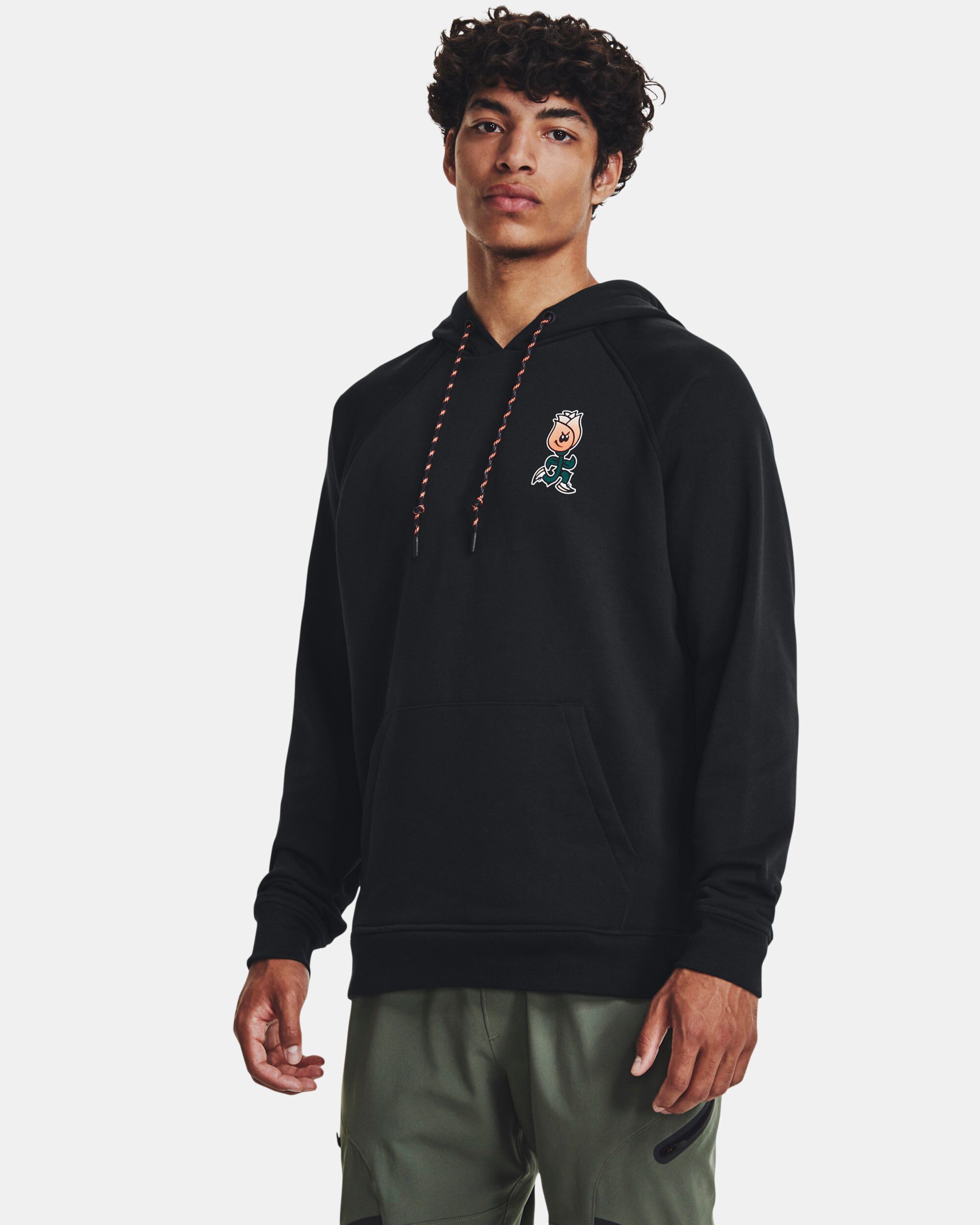 Buy Men s UA Heavyweight Terry Rose Hoodie Black in Dubai UAE Under Armour