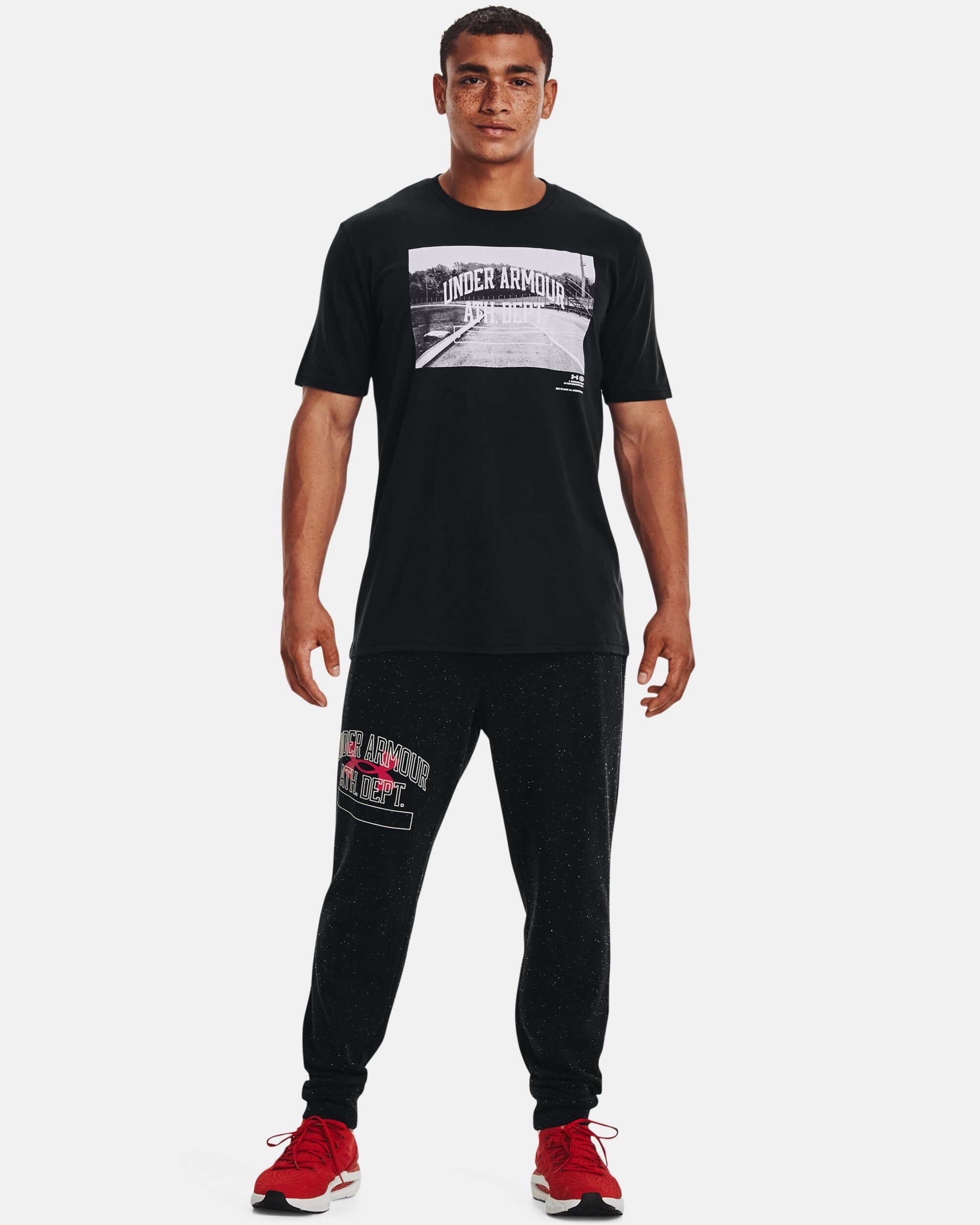 Buy Men s UA Rival Terry Athletic Department Joggers Black in Dubai UAE Under Armour
