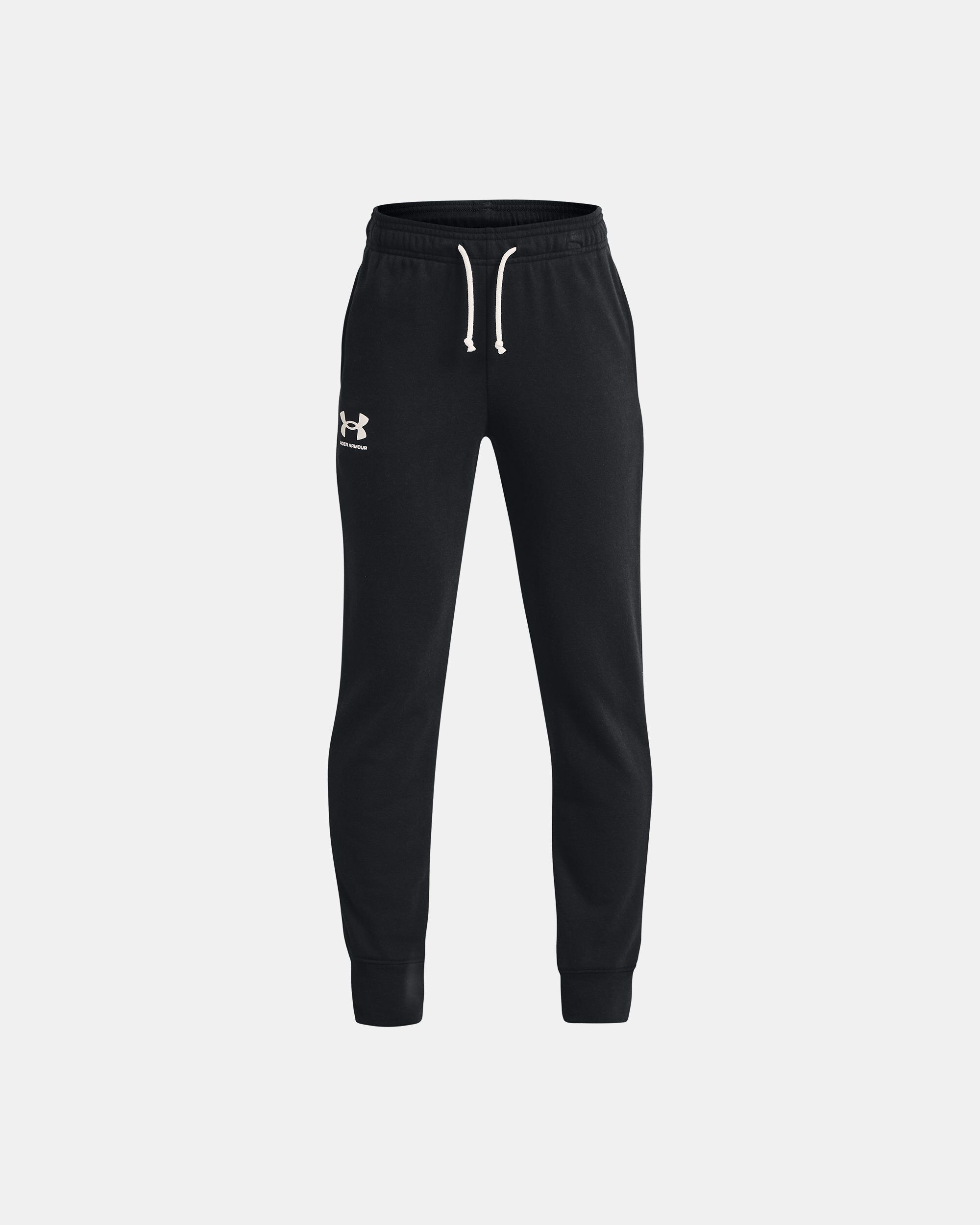 Under Armour Boys UA Rival Terry Joggers Black in Dubai UAE