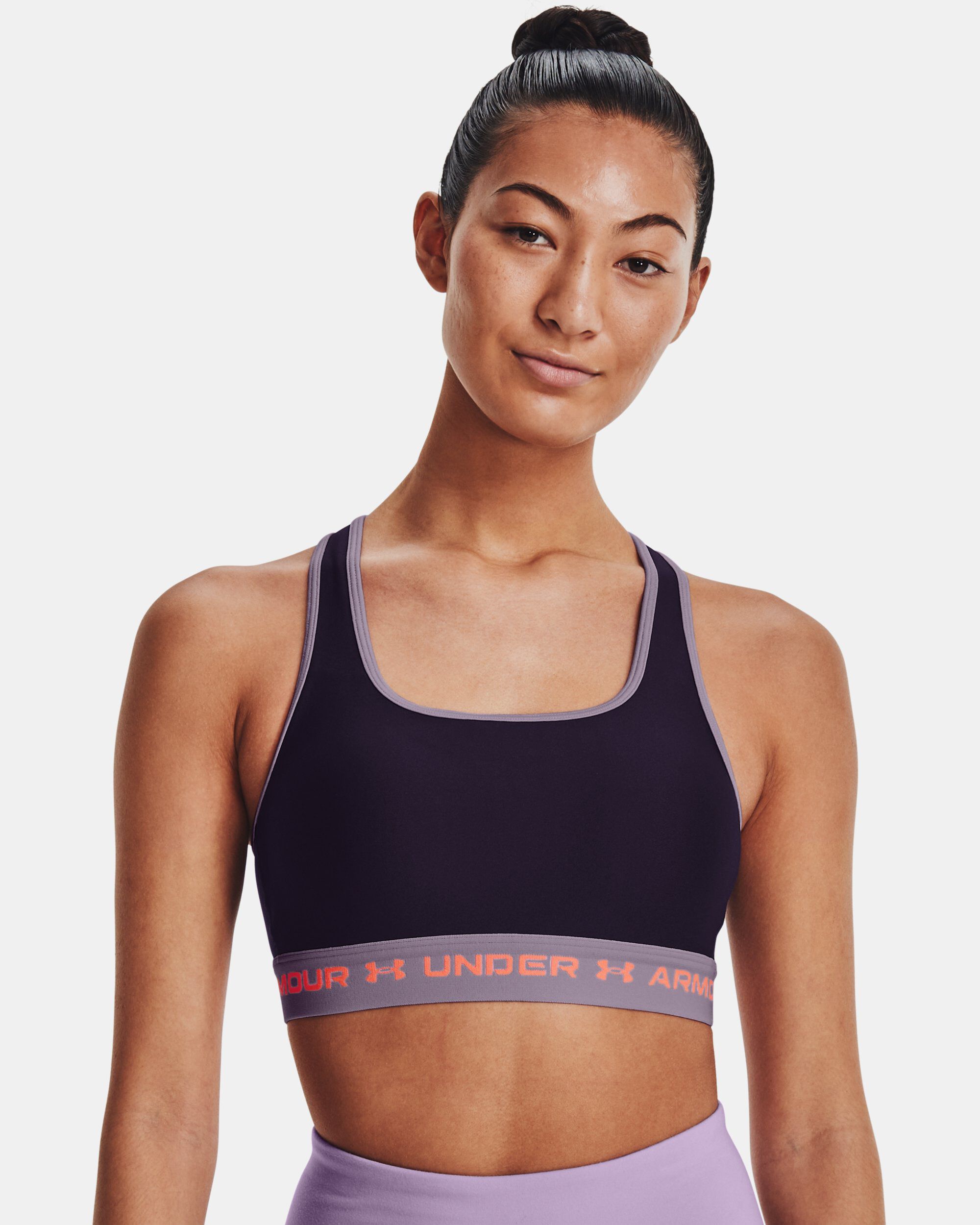 Women s Armour Mid Crossback Pocket Sports Bra