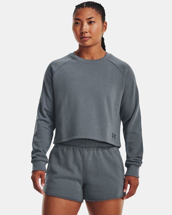 Women's UA Terry Crop Long Sleeve image number 0