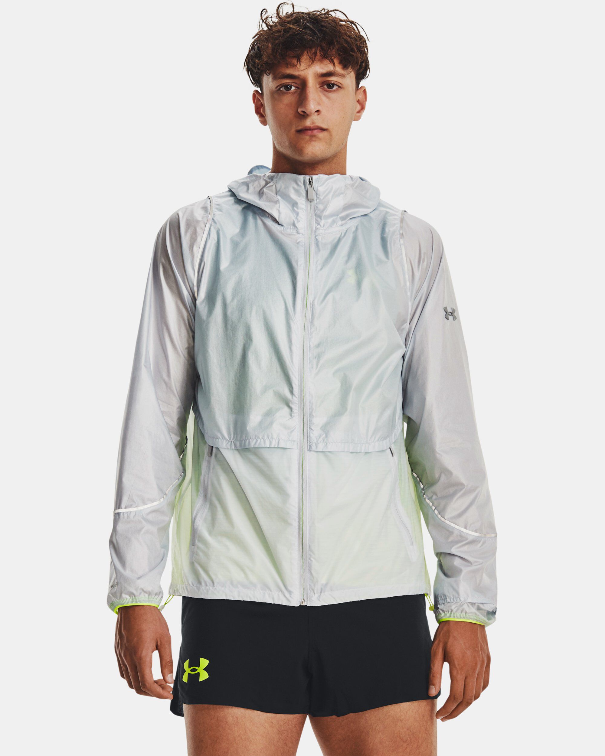 Jaket running on sale under armour