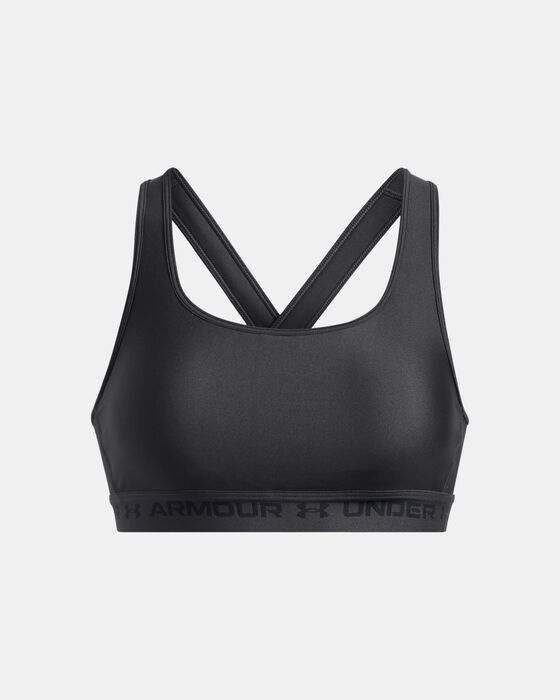 Women's Armour® Mid Crossback Sports Bra image number 2