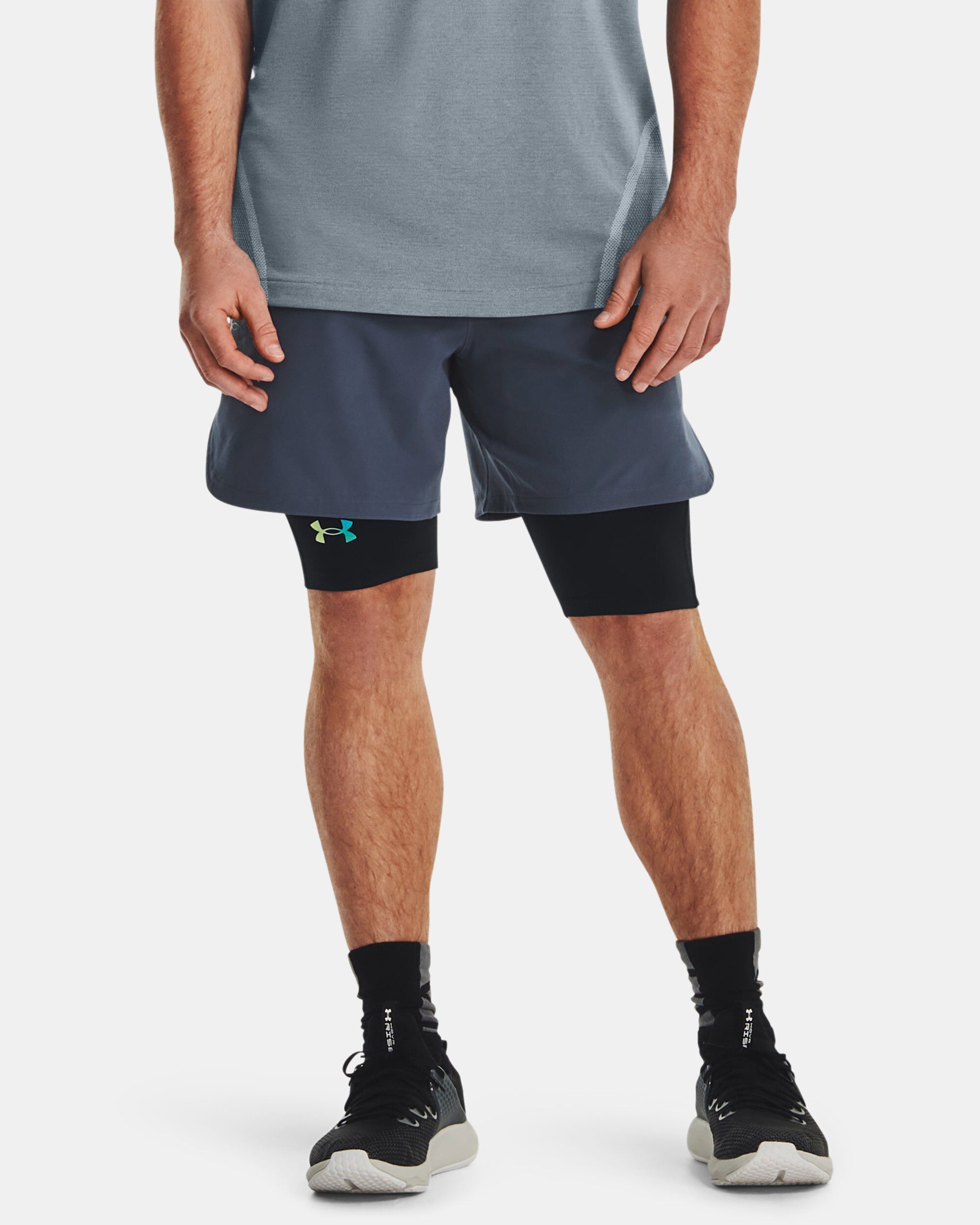 Buy Men s UA Peak Woven Shorts Grey in Dubai UAE Under Armour