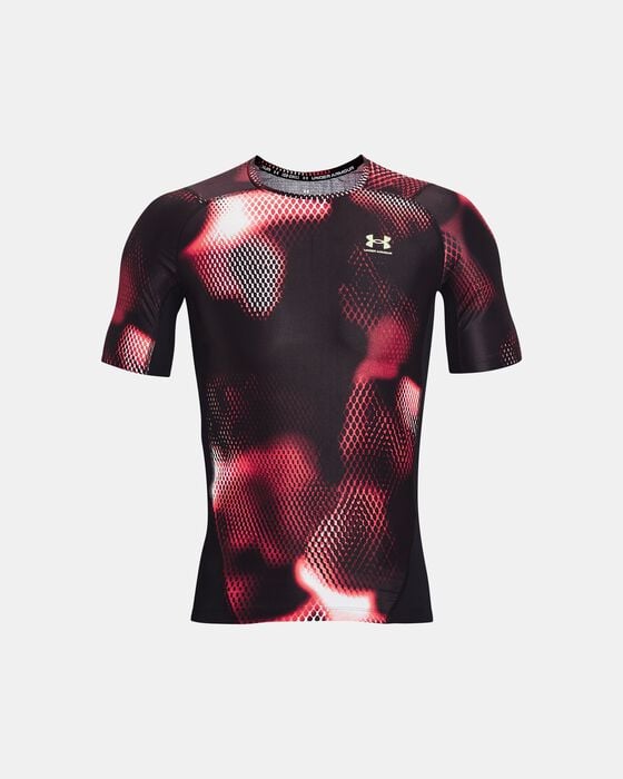 Men's UA Iso-Chill Compression Printed Short Sleeve image number 4