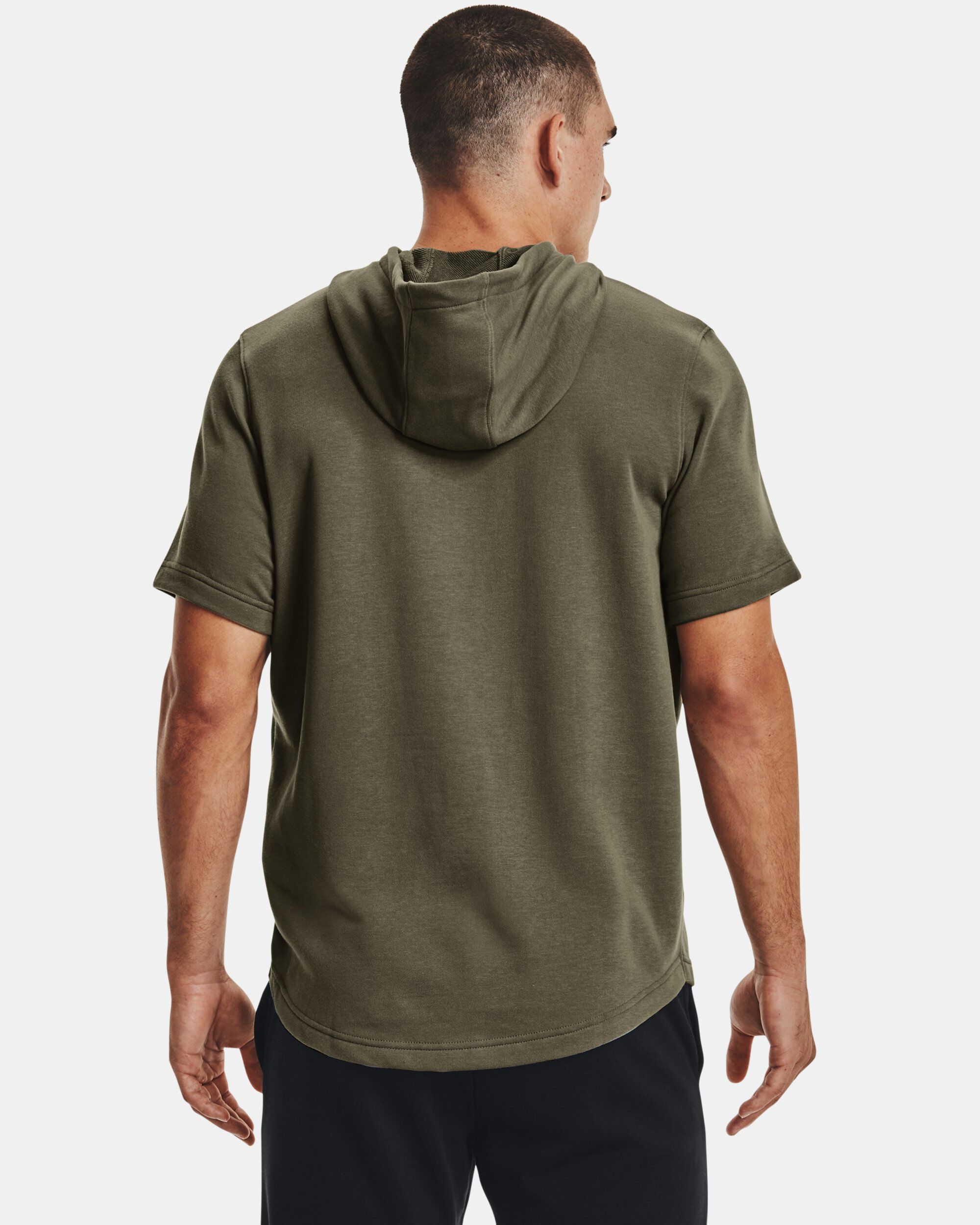 Short sleeve top hoodie under armour