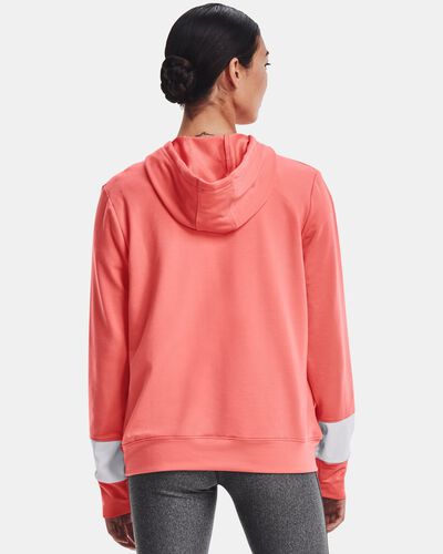 Women's UA Rival Terry Colorblock Full-Zip Hoodie