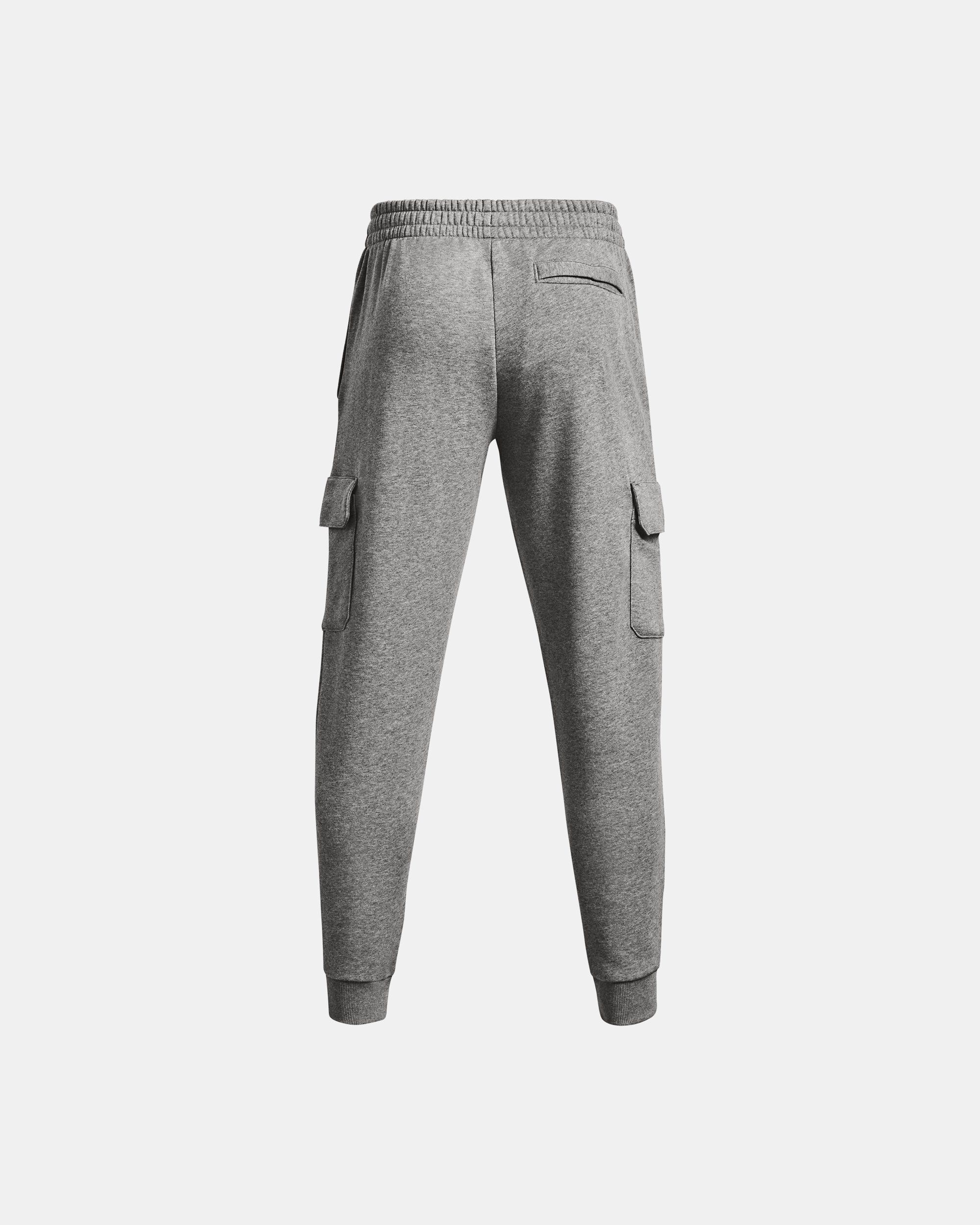 Buy Men s UA Rival Fleece Cargo Joggers Grey in Dubai UAE Under Armour