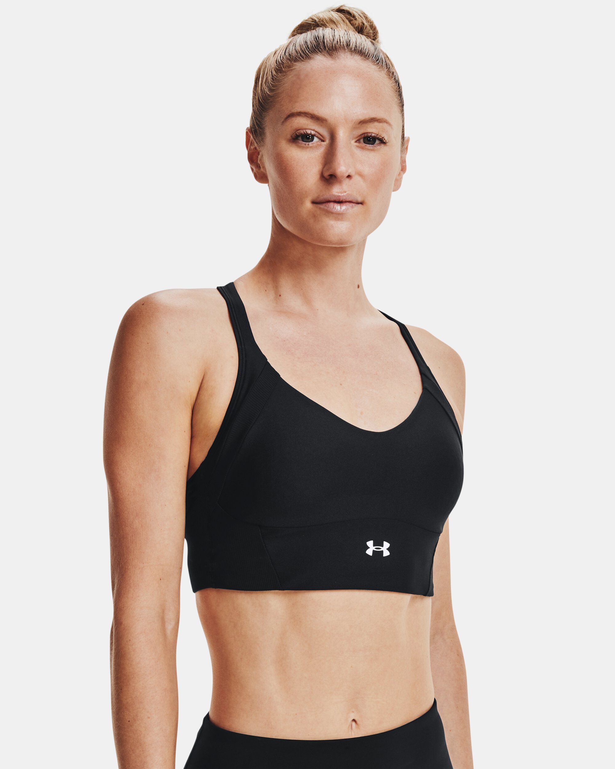 Under Armour Women s UA Infinity Mid Rib Sports Bra Black in Dubai