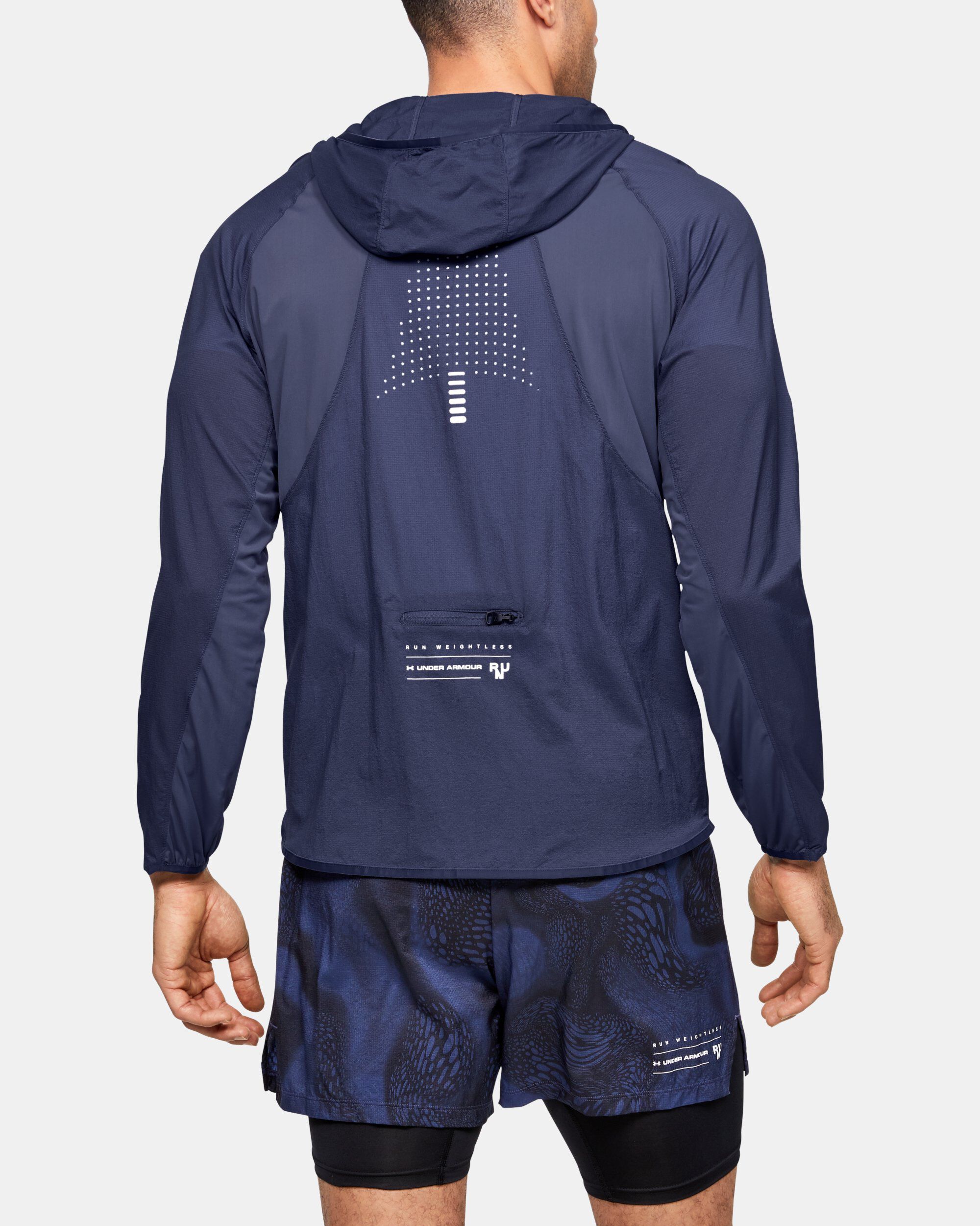 Under Armour Men s UA Qualifier Weightless Packable Jacket Blue in