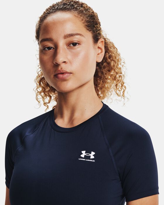 Women's HeatGear® Compression Short Sleeve image number 3