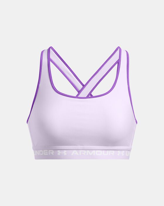 Women's Armour® Mid Crossback Sports Bra image number 7