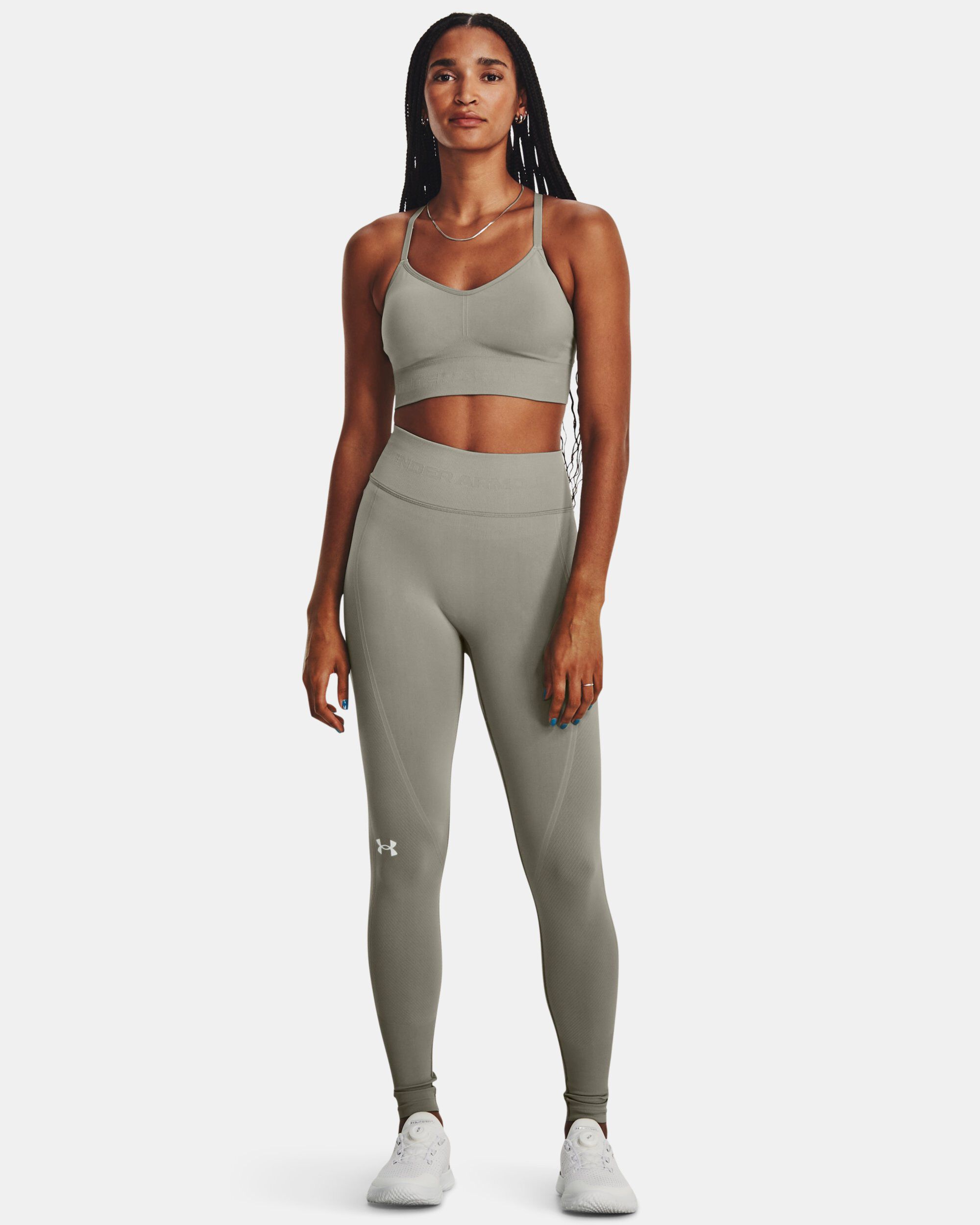 Buy Women's UA Train Seamless Leggings Green in Dubai, UAE | Under Armour