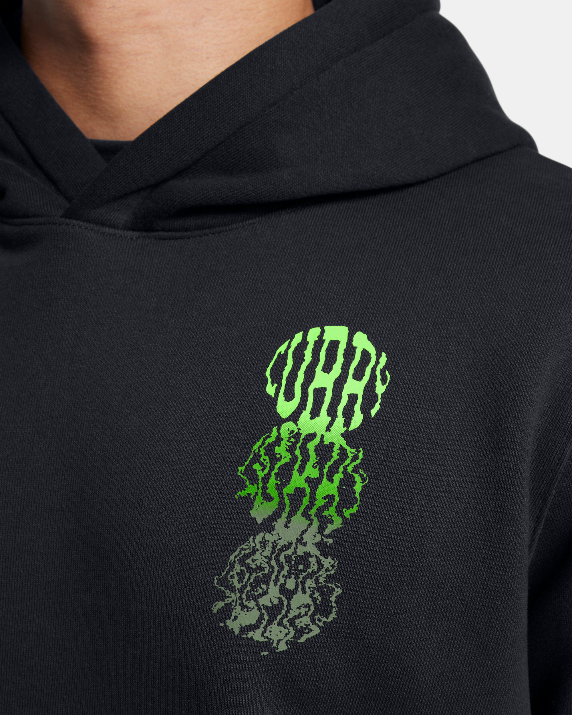 Neon green graphic hoodie shop