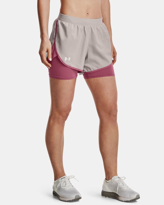 Women's UA Fly-By Elite 2-in-1 Shorts image number 0