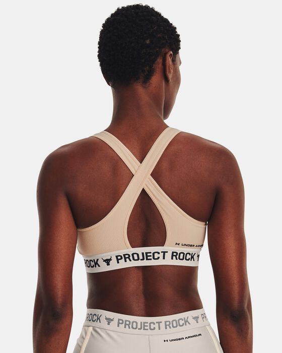 Women's Project Rock Crossback Training Ground Sports Bra image number 1