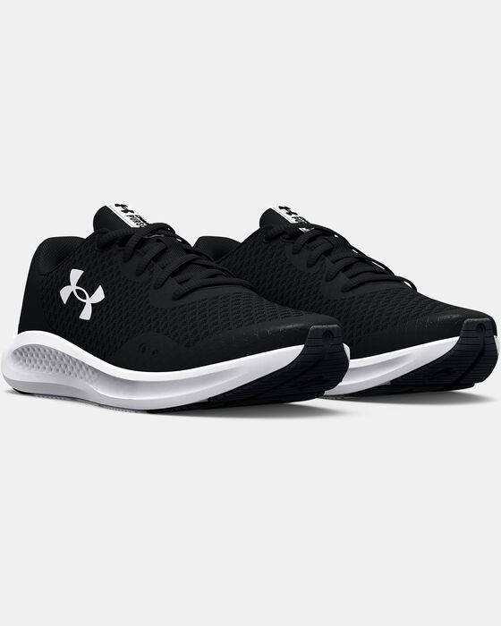 Boys' Grade School UA Charged Pursuit 3 Running Shoes image number 3