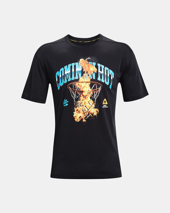 Men's Curry Comin' In Hot T-Shirt image number 4
