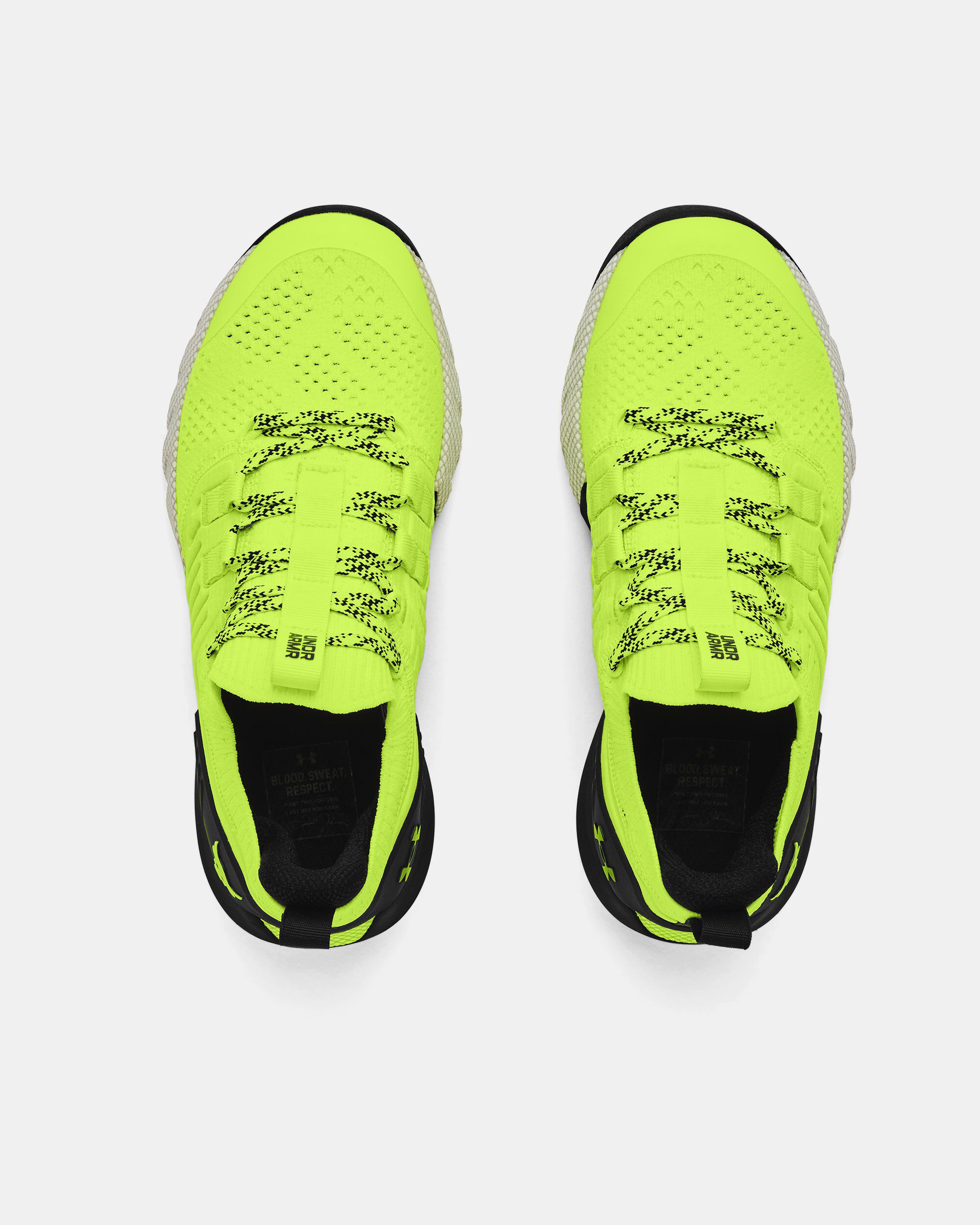 Buy Grade School UA Project Rock 3 Training Shoes Yellow in Dubai UAE Under Armour