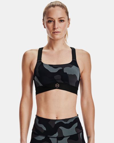 Women's UA RUSH™ Mid Camo Sports Bra