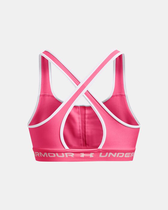Women's Armour® Mid Crossback Sports Bra image number 11