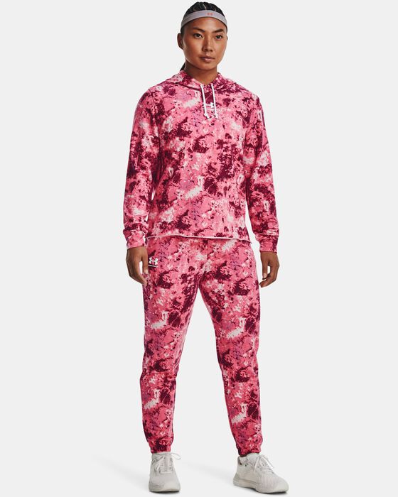 Women's UA Rival Terry Printed Joggers image number 2