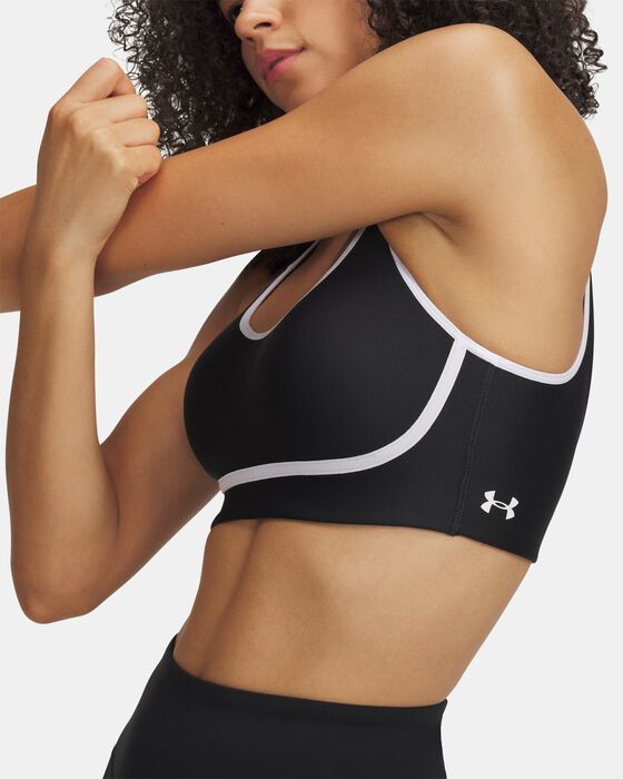 Women's UA Infinity Mid Piped Sports Bra image number 2