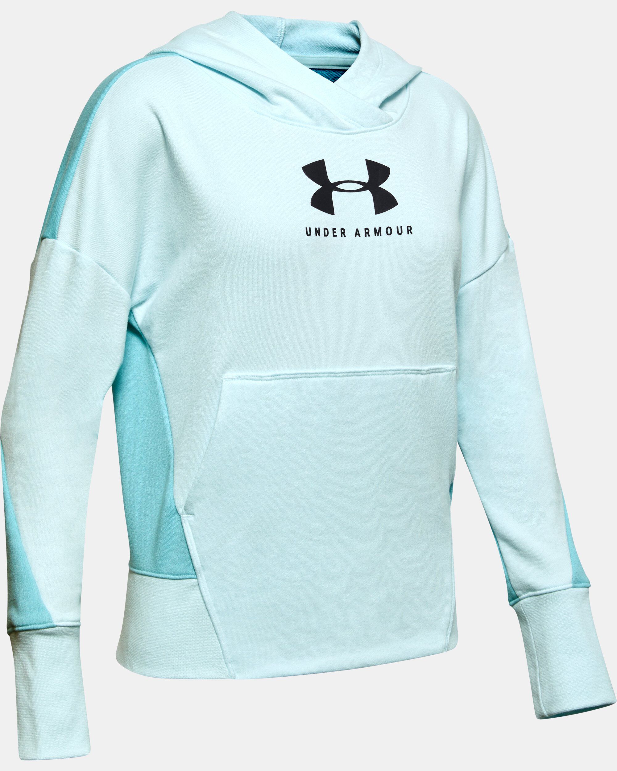Buy Girls UA Sportstyle Terry Hoodie Blue in Dubai UAE Under Armour