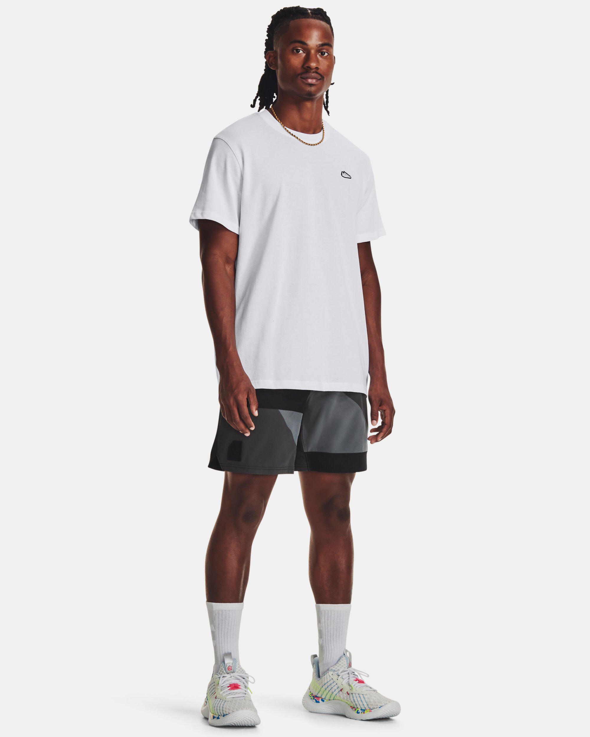 Buy Men's Curry Cook Heavyweight Short Sleeve White in Dubai